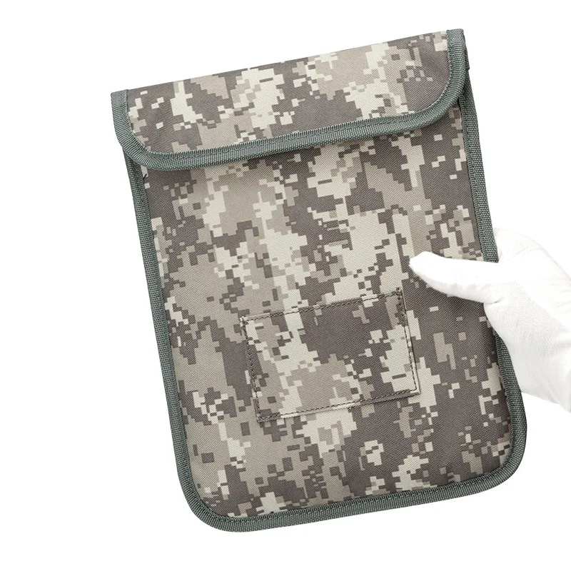 NamcheBarwa Faraday-Tasche Autoschlüssel-Beutel Signalblockierende iPad-Handyhülle RFID Diebstahlschutz Strahlenschutz Signalabschirmungstasche – Detail 4