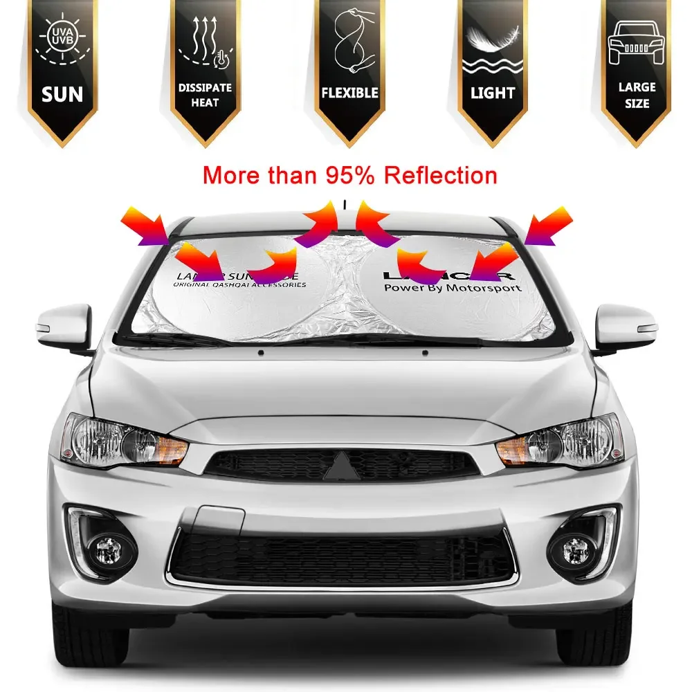 Universal Car Windshield Sunshade - Premium Sun Protection and Heat Shield