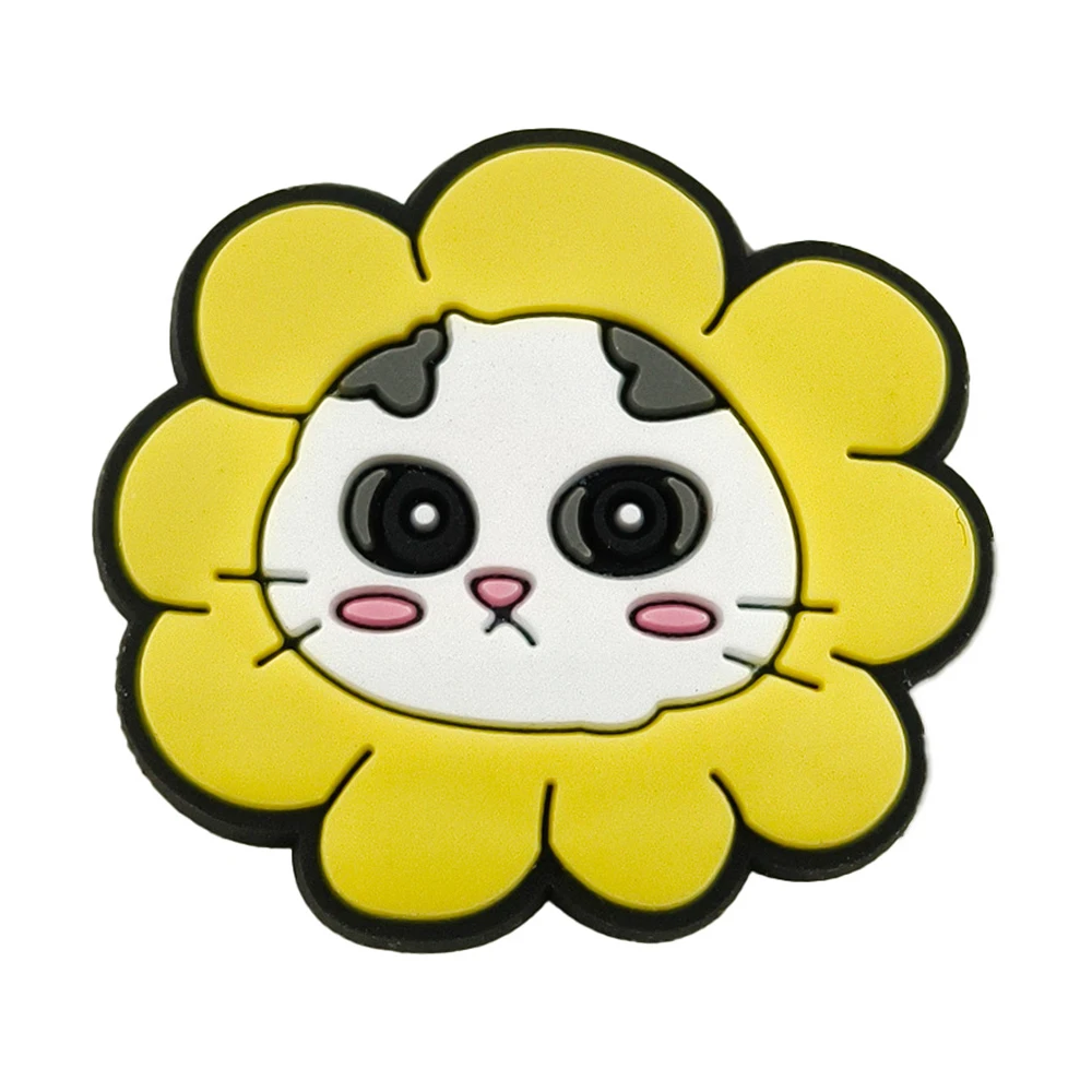 Charming PVC Cat Shoe Accessory