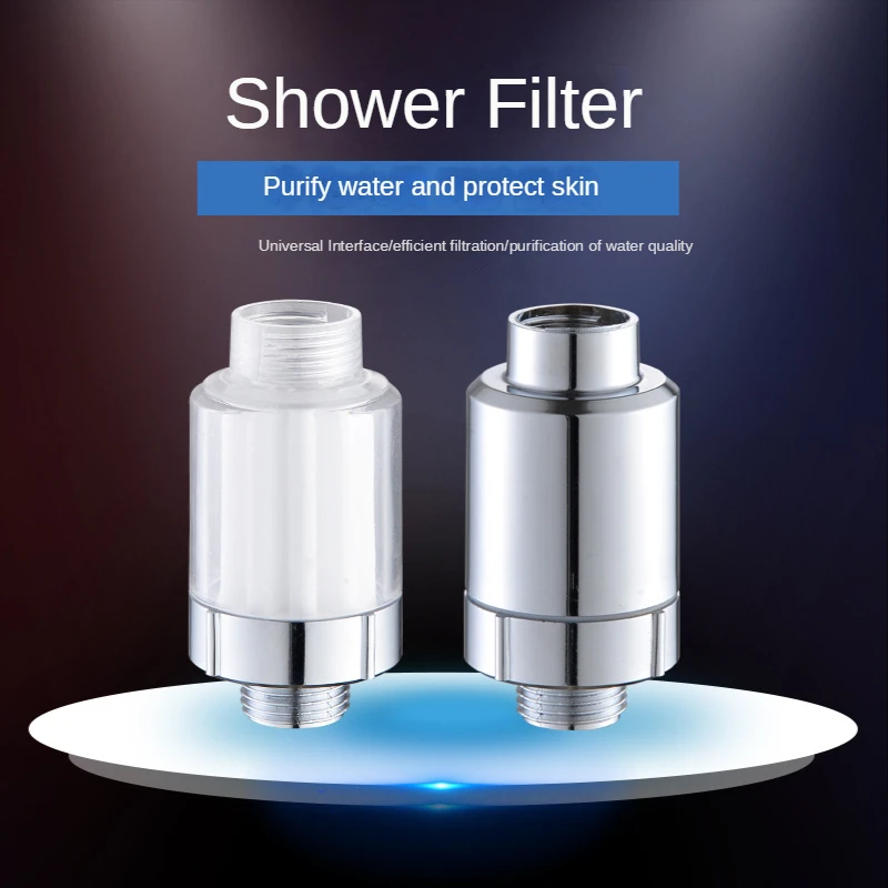 

Universal Water Outlet Purifier Filter Tap Kitchen Bathroom Shower Faucet Chlorine Removal Filter Softener Showerhead Accessory