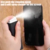 3 in 1 Portable Microfiber Screen Cleaner Spray Bottle with Cleaning Liquid for IPhone PC Laptop Polishing Cloth Cleaner Brush 3