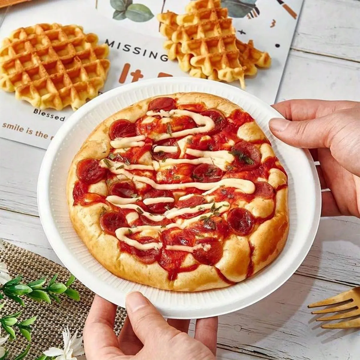 10pcs Disposable Paper Tray Food Container