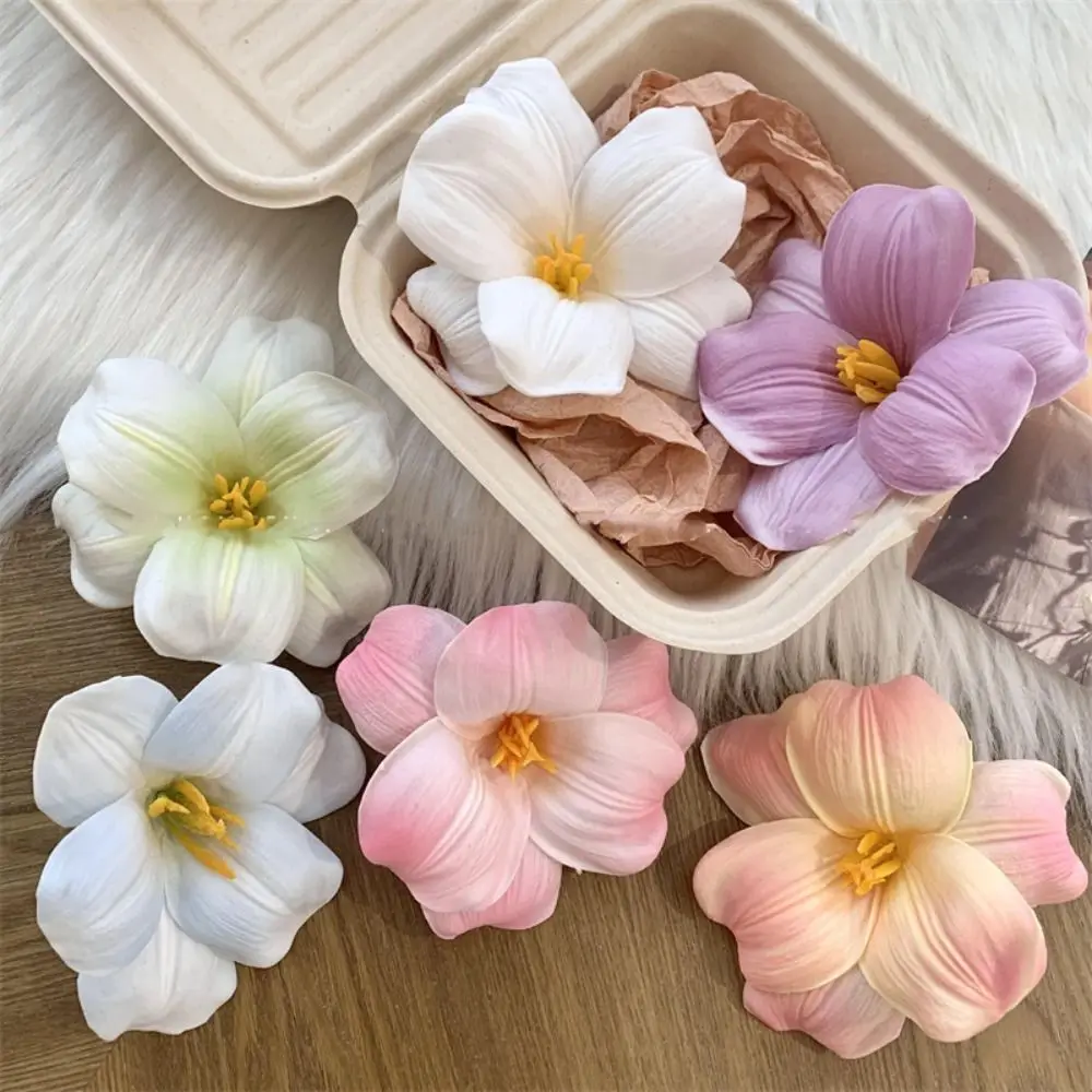 Fresh Sweet Tulip Flower Hair Clip for Girl Flower Hairpin Vacation Style Travel Photo Headwear Hair Accessories