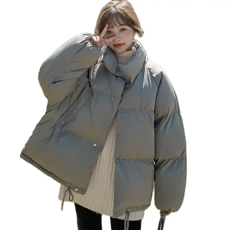 

Winter New Down Cotton-Padded Jacket Comfortable Coat Warm Women Thickened Loose Joker Students Short Fashion Casual Outcoat