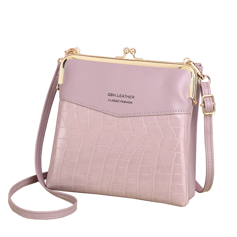 

2022 New Mini Alligator Women Crossbody Bags Fashion Shoulder Messenger Bag Double Layer Lady Purse Excellent PU Leather Handbag