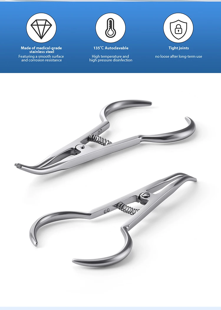 AZDENT Dental Kieferorthopädische Separator Platzierung Zange Edelstahl Nadelhalter Halten Zange Sterilisierbare Zahnmedizin Werkzeuge – Detail 2