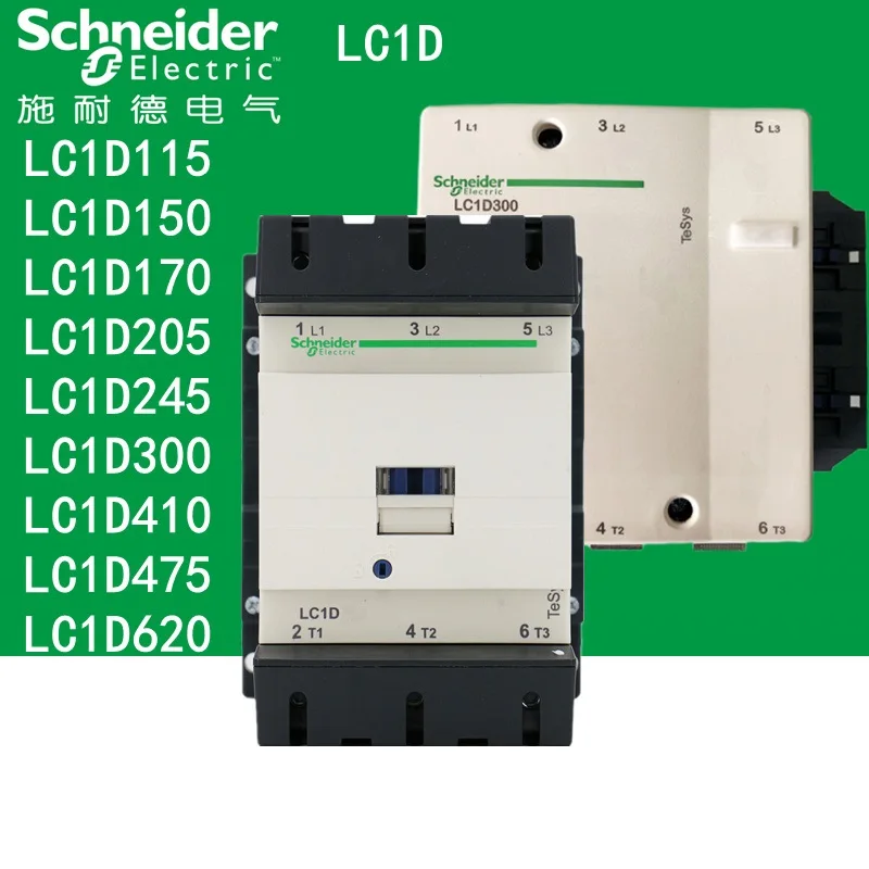 

Schneider Telemecanique TesSys D LC1D245 3P 245A 110V 220V 380V Magnetic Contactor LC1D245F7C LC1D245M7C LC1D245Q7C