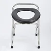Portable Toilet Camping Thickened Commode Chair for Pregnant Women with Foldable Stainless Steel Design Adjustable Outdoor Seat 6