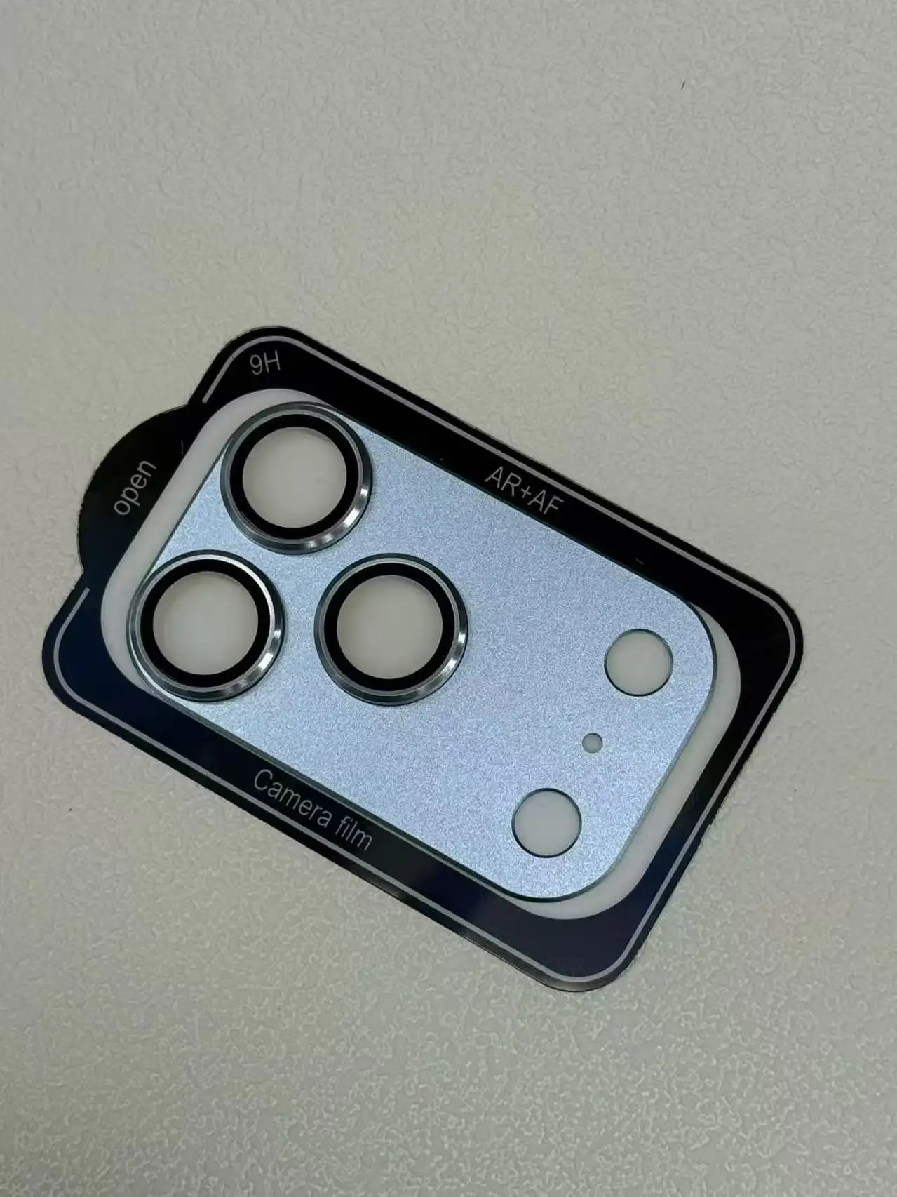 Premium Copper Metallic Camera Lens Guard with 9H Tempered Glass Protection