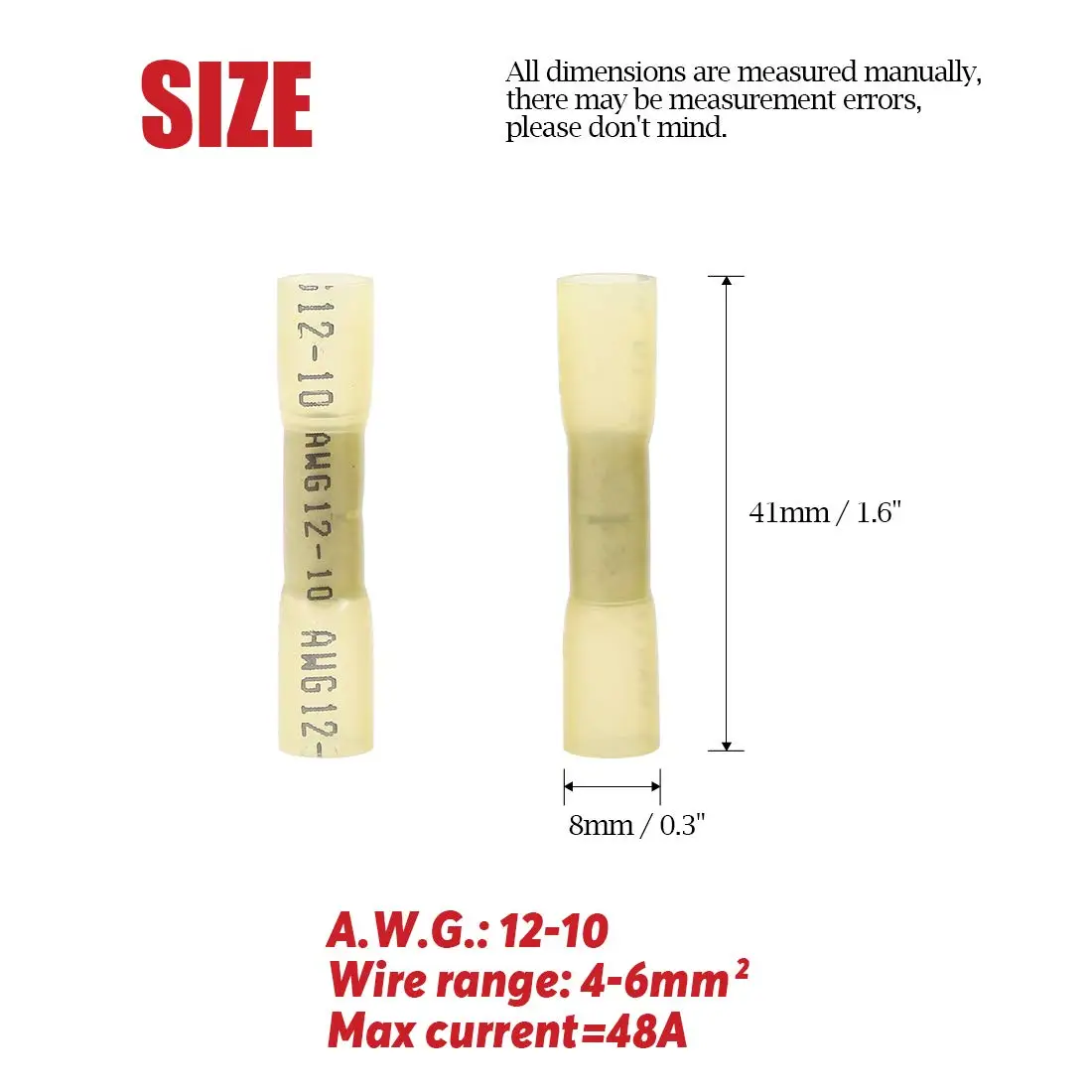 Elétricos de Fio de Emenda, Cable Crimp,