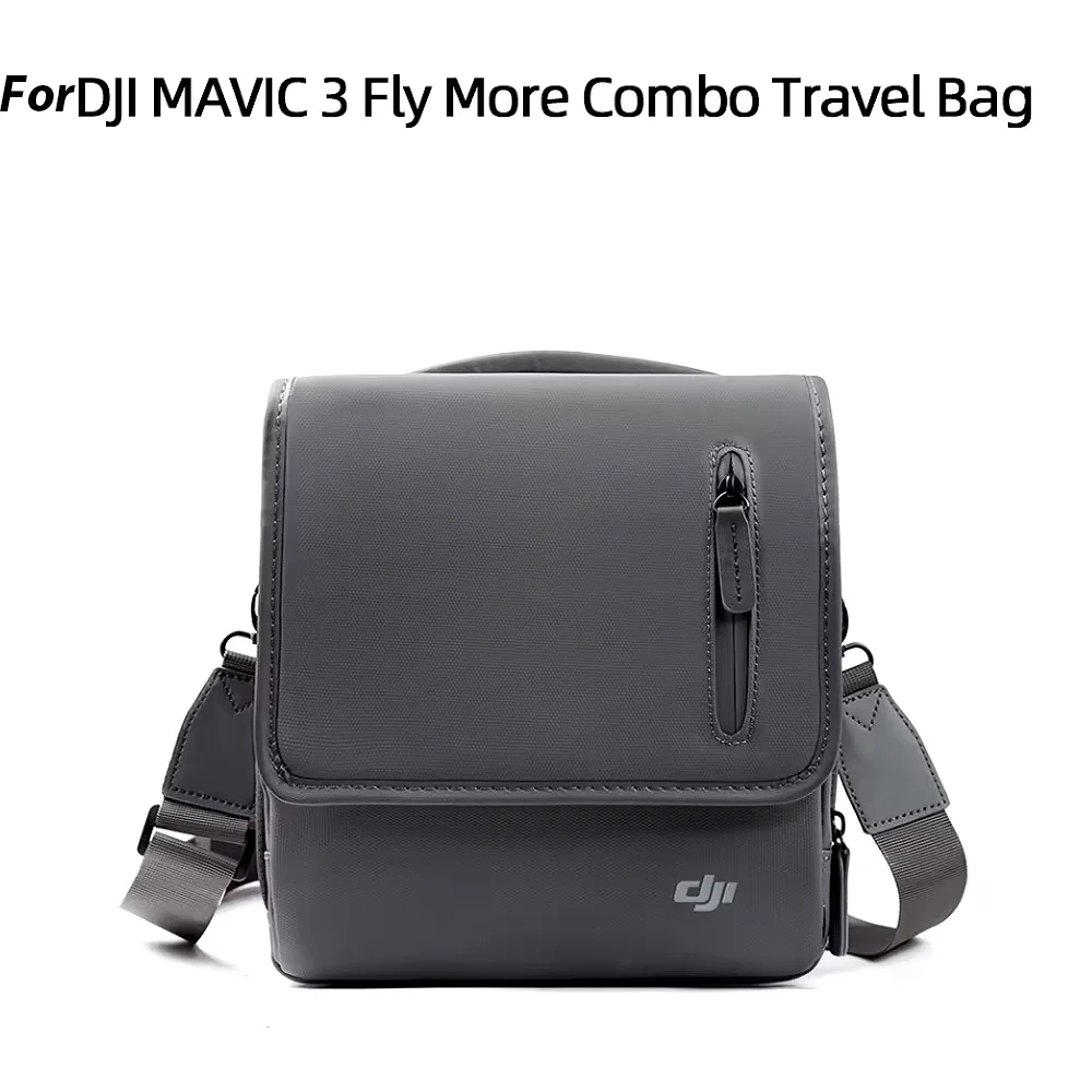 Ouverture de l'étui de rangement portable pour DJI Mavic 3, révélant les compartiments intérieurs rembourrés.