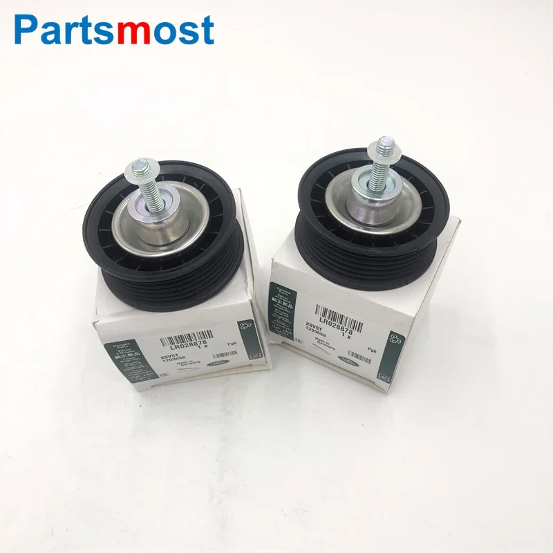 2.0L Petrol Drive Belt Idler Pulley for Land Rover Freelander 2 Range Rover Evoque Discovery Sport Upper LR028878 Lower LR028879 car clutch generator pulley