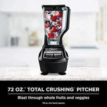 BL770 Mega Kitchen System, 1500W, 4 Functions for Smoothies, Processing, Dough, Drinks & More, with 72-oz.* Blender Pitcher 2