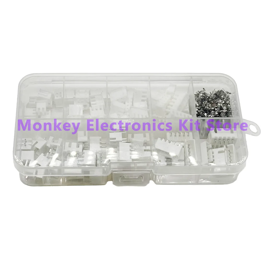 Wire Connectors 230Pcs/Box PH 2.0mm XH 2.54mm 2-5 Pin Pitch Terminals Kit