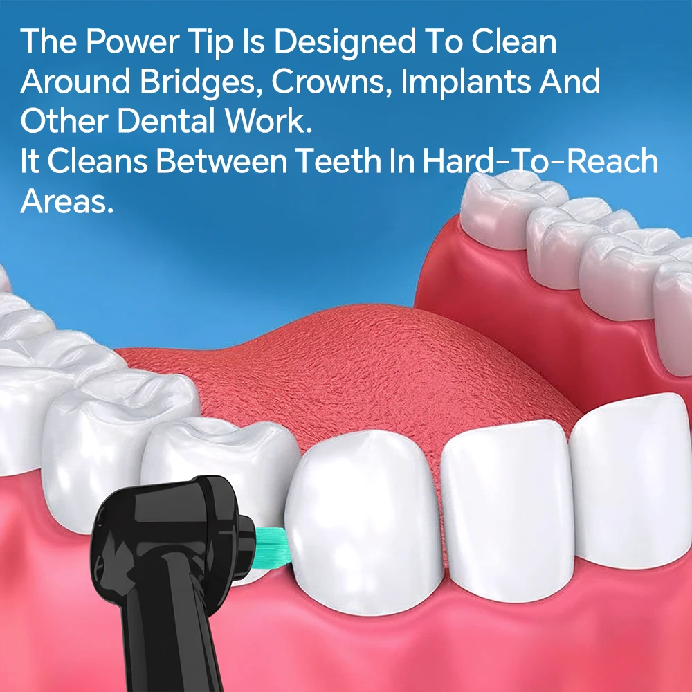 Replacement Brush Heads Compatible with Oral B Electric Toothbrush, Interdental Toothbrushes Head Refills for Pro 1000/500/7000