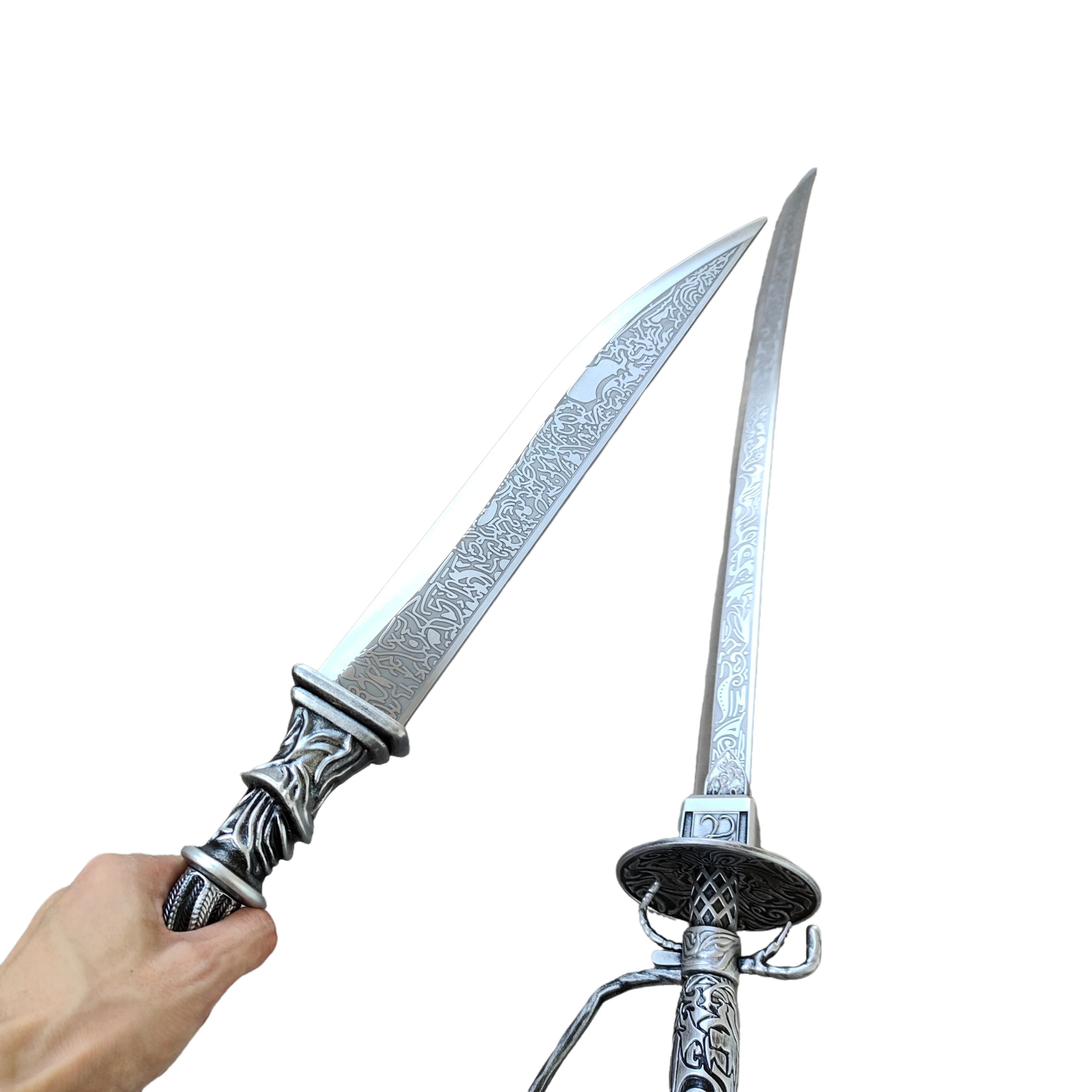 New Game Bloodborne Bloodborne Maria Rakuyo Sword Halloween Props Craft Weapon Model Cosplay Collection Birthday Gift 145cm 5