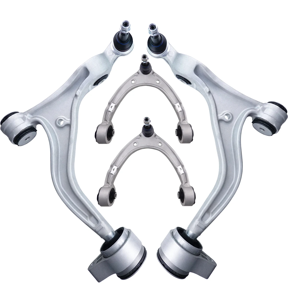 

Svenubee 4 шт. передний верхний нижний рычаг управления с шариковыми шарнирами для Porsche Panamera 971 2017 2018 2019 2020 2021 2022