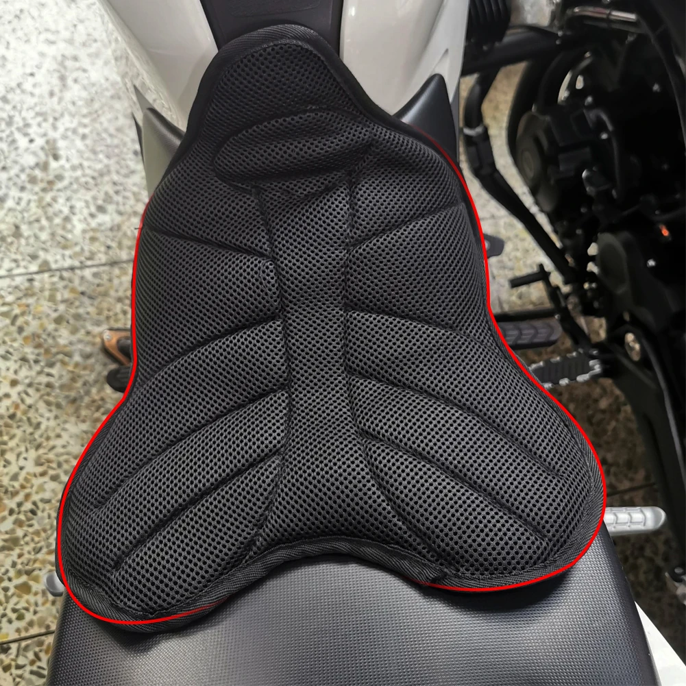 Motorcycle Silica Gel Seat Cushion For Kawasaki KLX230SM - Breathable Shock Absorption Pad For Long Rides
