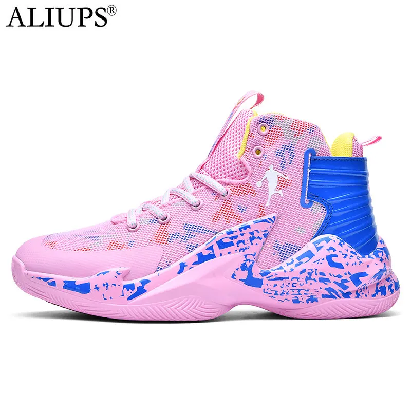 ALIUPS-36-45-Men-Women-Pink-Basketball-Shoes-Boys-Breathable-Non-Slip ...