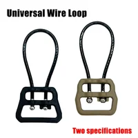 Tactical Wire Loop U Loop Sling Hooks Connection Gear Universal Buckle Adapte 1" & 1.25" Wide Slings Hunting Accessories 2