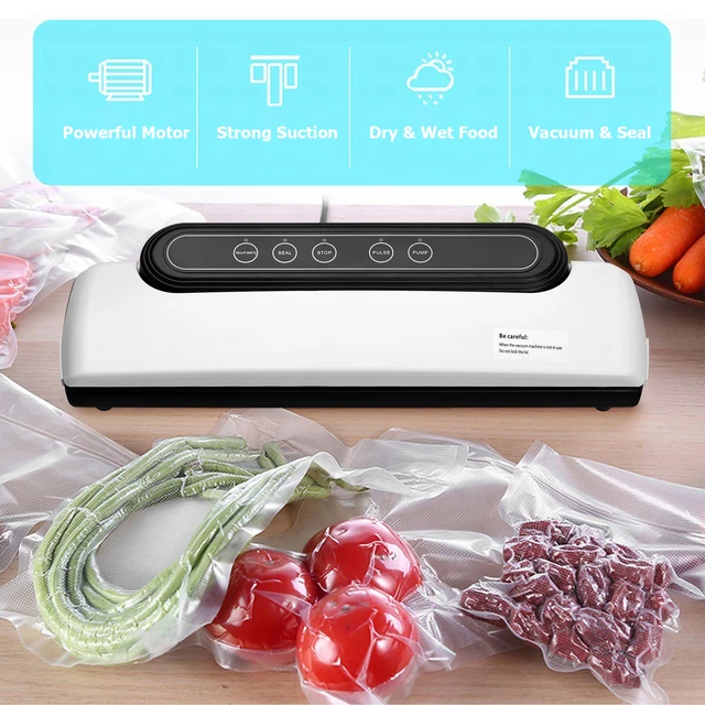 Vacuum Sealer Machine Food Saver Dry Wet Food Automatic Sealer