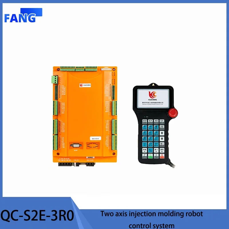 

QC-S2E-4R5 HMI two-axis injection molding manipulator control system servo controller integrated drive and controller HMI