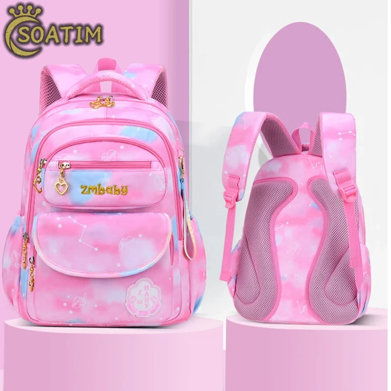 Children School Bags Girls Kids Book Bag Primary Orthopedic School Backpack Princess Backpack Schoolbag Kids Mochila Infantil 1