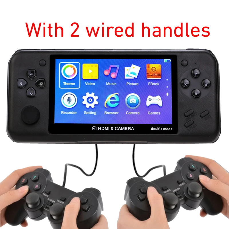 NEW XY-10 4.3 Inch Handheld Video Game Console 8GB Color Screen Portable Game Players Dual Joystick Game Player Support Camera