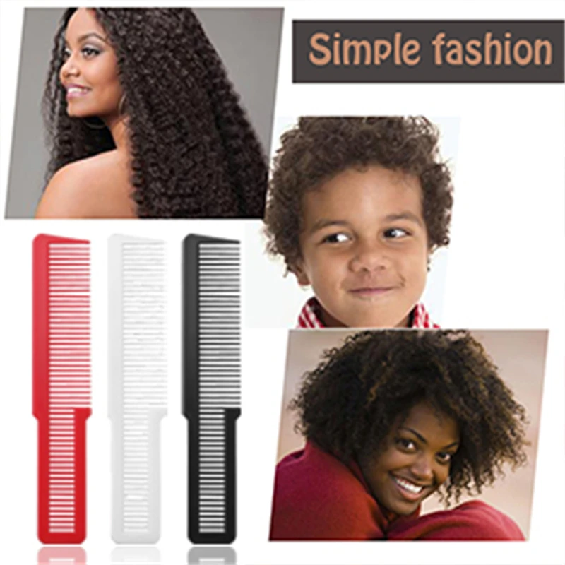 9 Color Plastic Hair Combs Ultra Thin Professional Hair Cutting Brush Anti-static Tangle Women Hairdressing Care Styling Tools