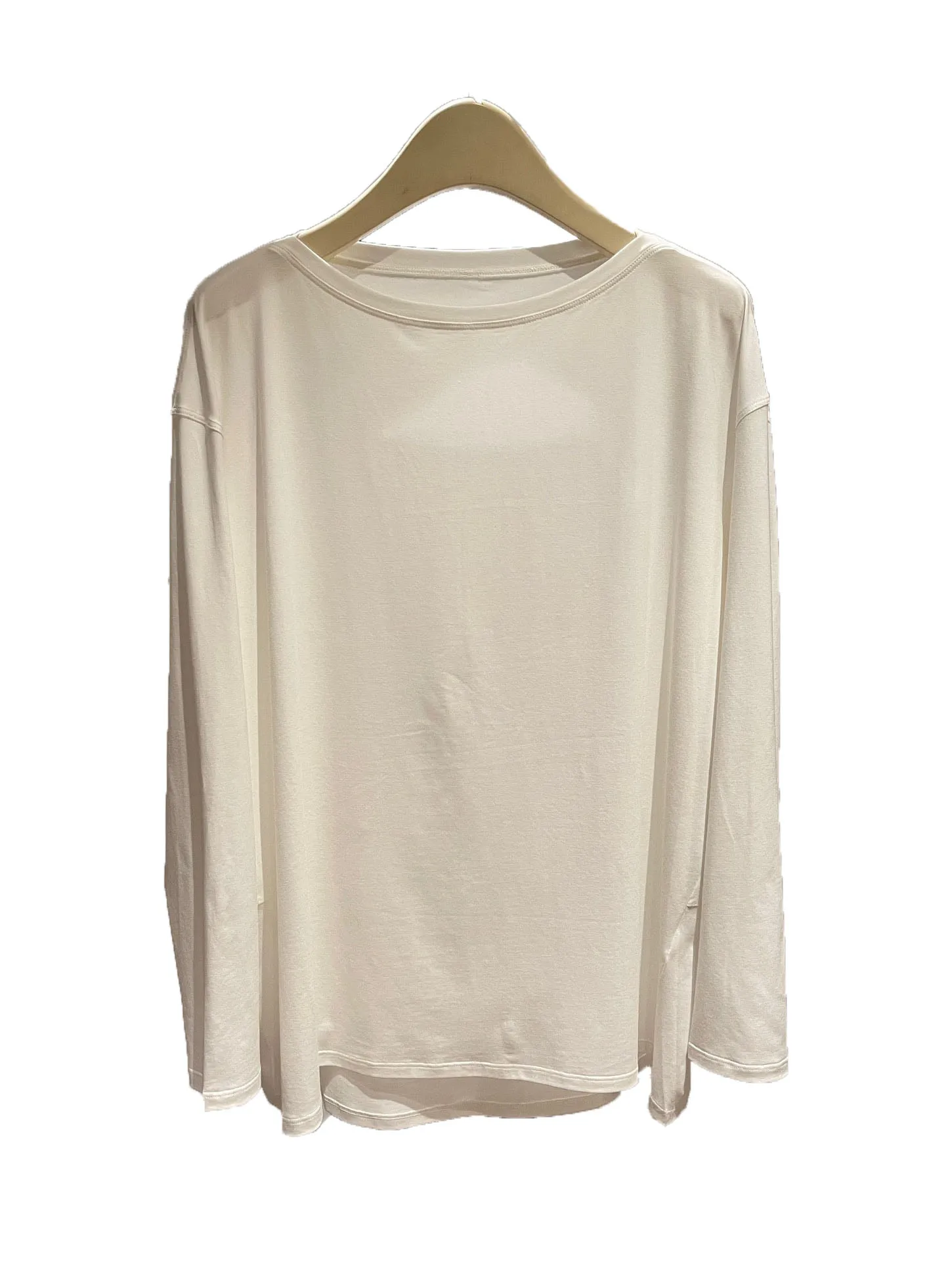 

Solid color tops drop shoulder design casual fashion 2024 summer new 1014