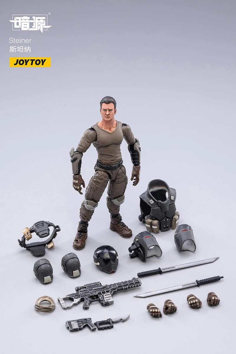 JOYTOY 1/18 Action Figure Dark Source - Sack Mercenaries The Sharpshooter - Modello Da Collezione 10 Cm, 15+ - 5