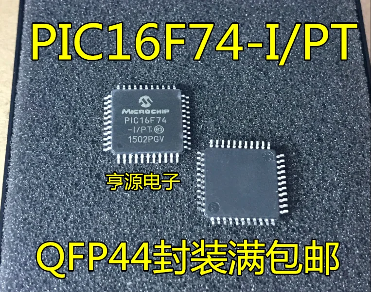 

10 шт./партия, новинка 100% Φ/PT QFP44 PIC16F74