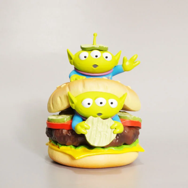 Cartoon-Disneys-Toy-Story-Alien-Hamburger-Statue-Creative-Three-Eyes ...