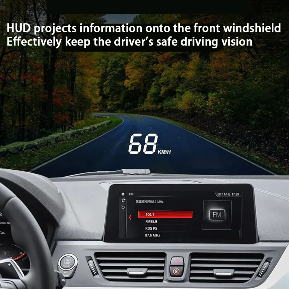 ZJCGO ڵ HUD  ˶   ÷ ӵ  , BMW 1 2 ø F52 F44 ׶   2020  2022