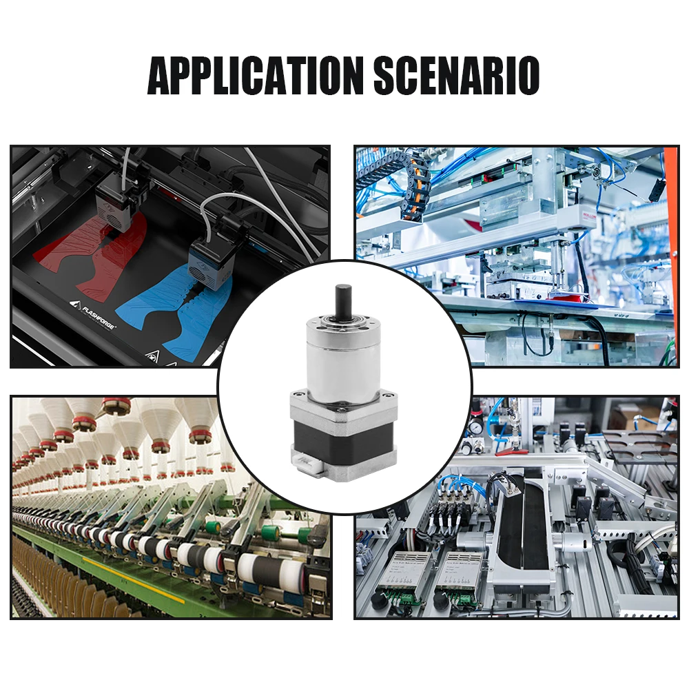 Nema 17 Stepper Motor 42HS34 With Reducer Ratio 3.7 14 51 Outer Torque Max 5Nm DC 9-20V 1.5A for 3D Printer CNC UFO Catcher stepper motor