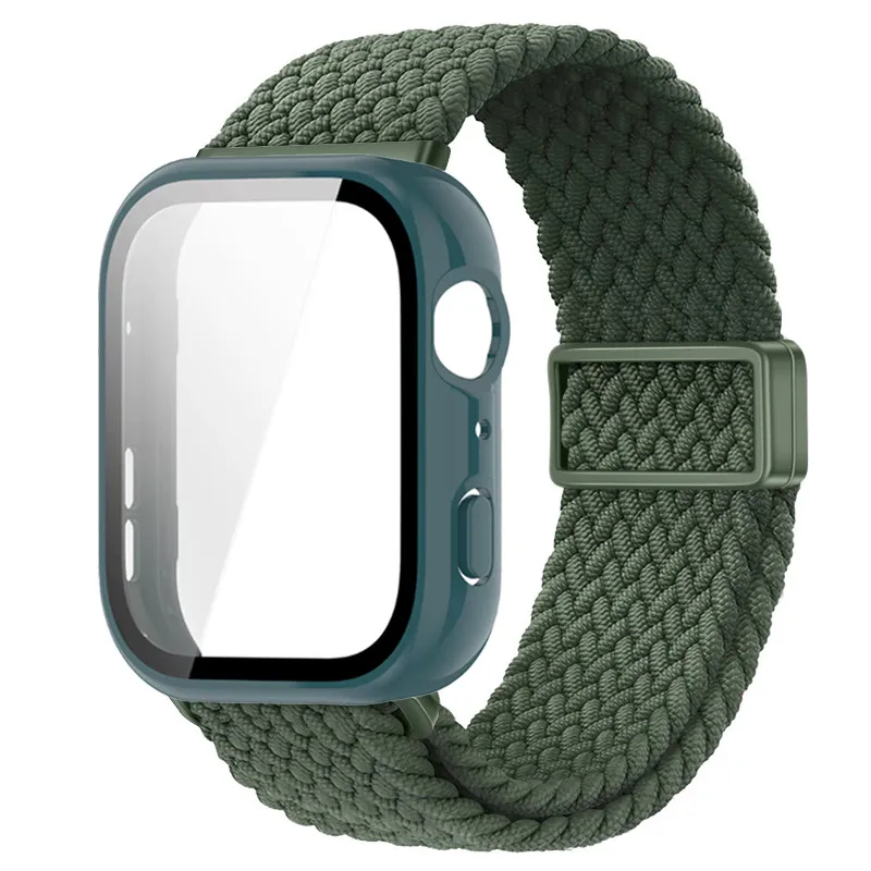 Braided Nylon Strap with Magnetic Buckle and Protective Screen Cover
