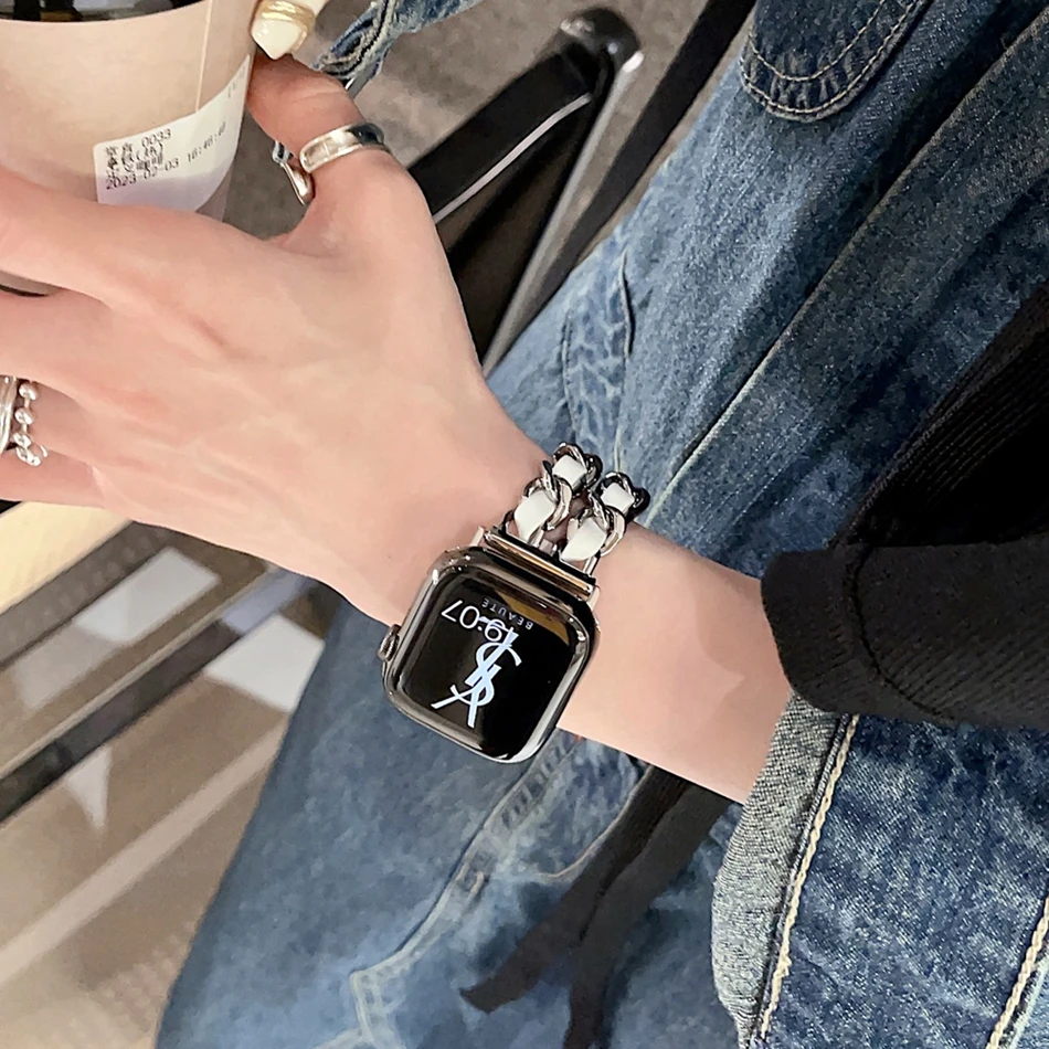 Apple Watch  ݼ Ʈ UItra 8 7 49mm 45mm 44mm iWatch ø 9 6 5 SE 42mm 40mm 38mm Correa    ü ո 