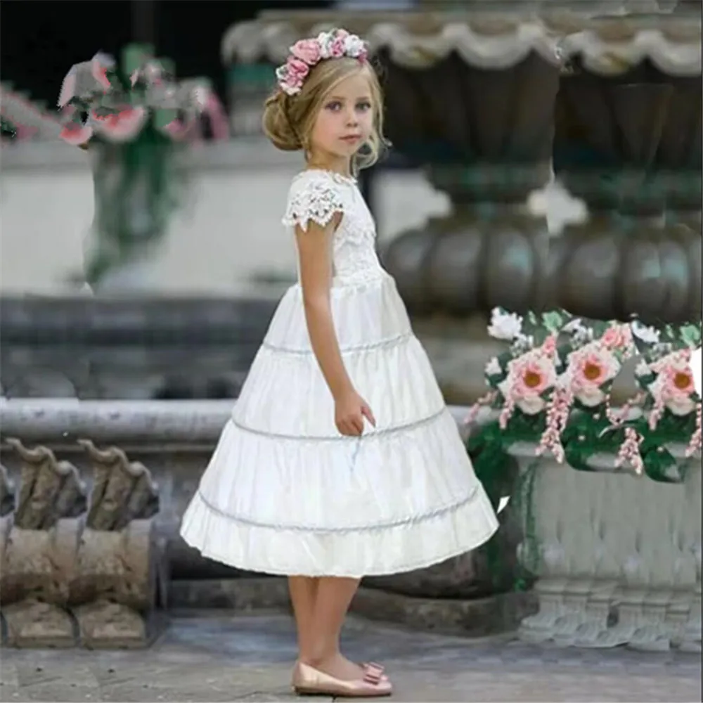 Flower Girl Underskirt Lolita Petticoat Petticoat Skirt Cosplay Party Short Dress
