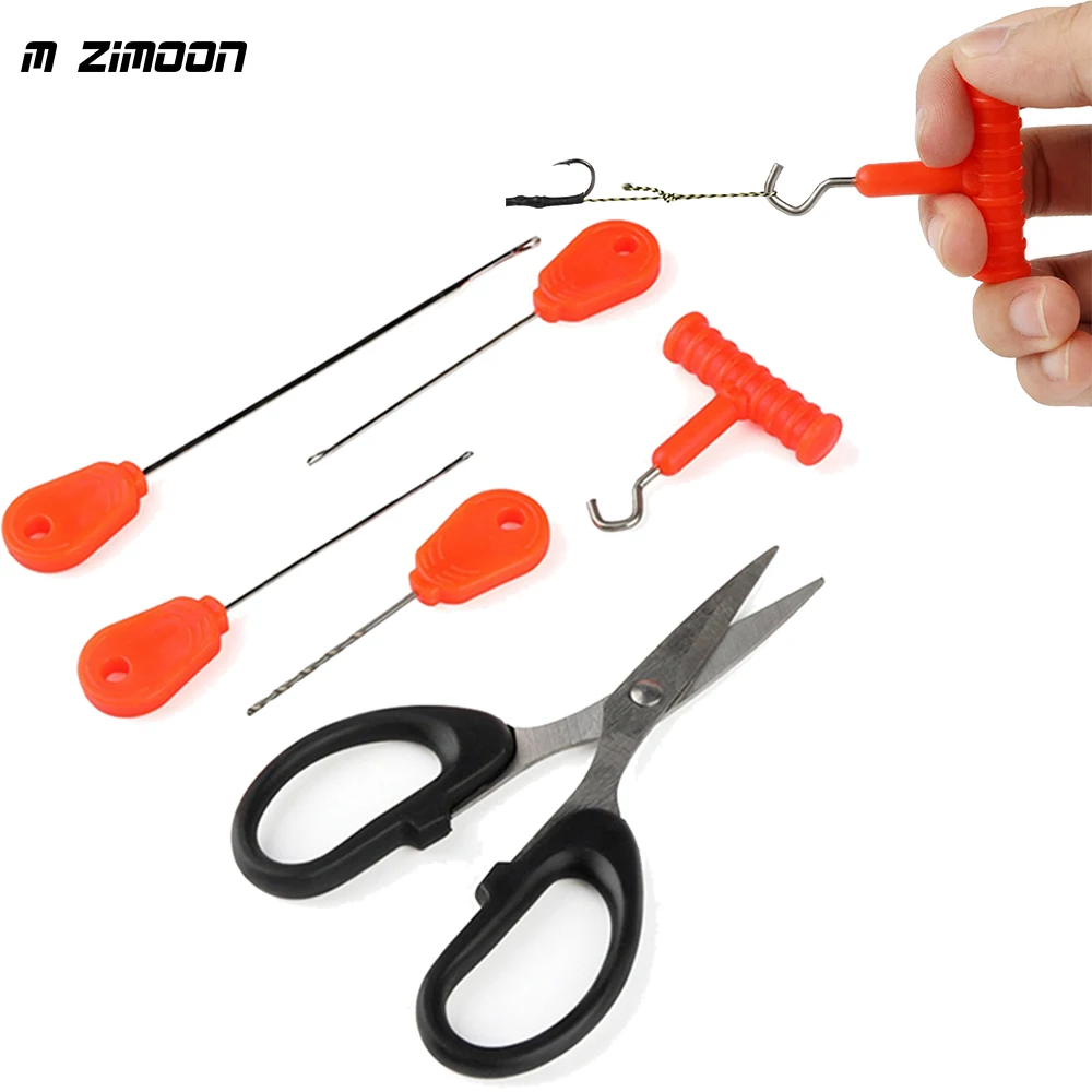 6-In 1 Carp Fishing Knot Tool Kits For Fishing Hook Line Puller