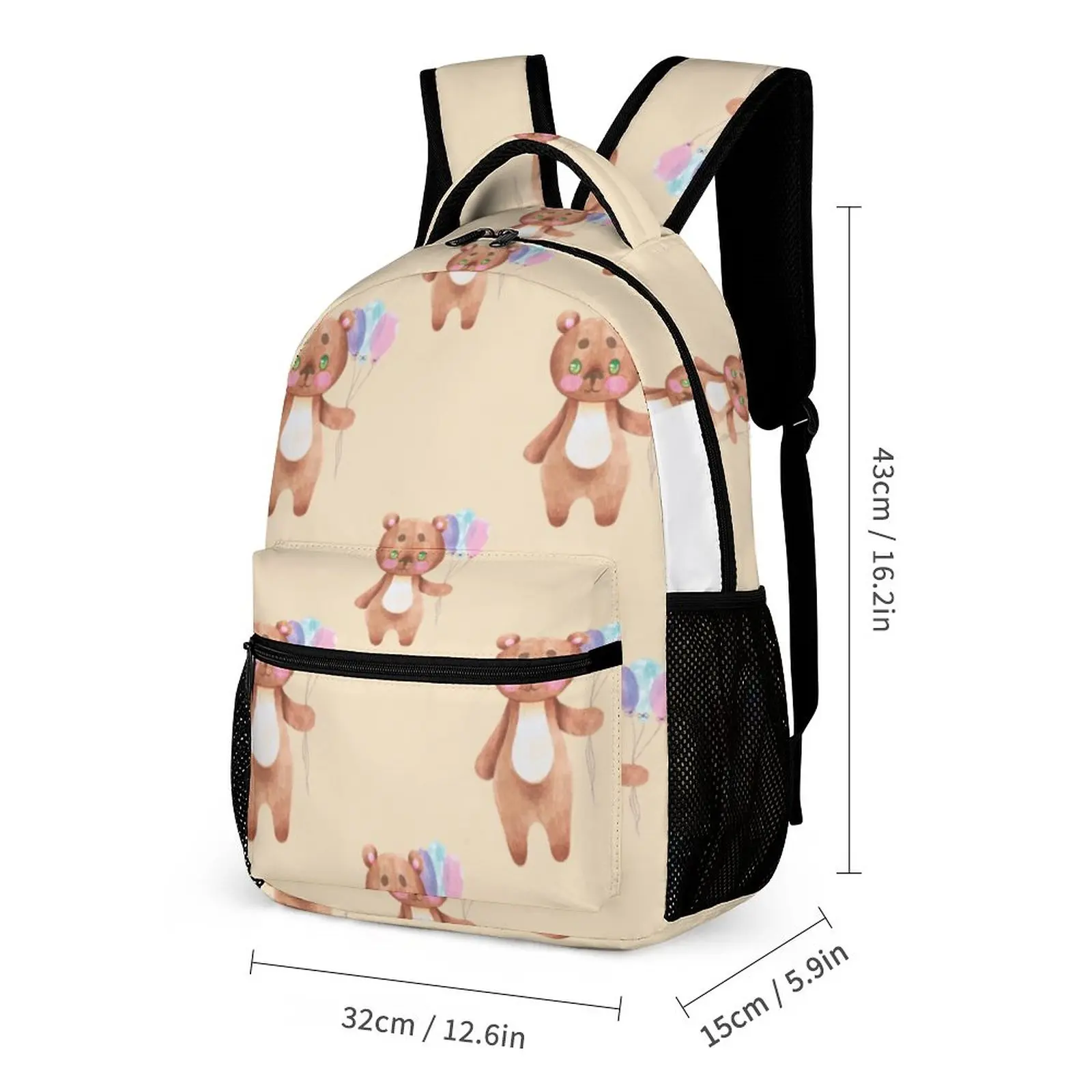 3PCS/Set Cute Animal Print School Backpack for 2023 Lunch Bag Pencil Case Children's Backpack in Kindergarten Mochila