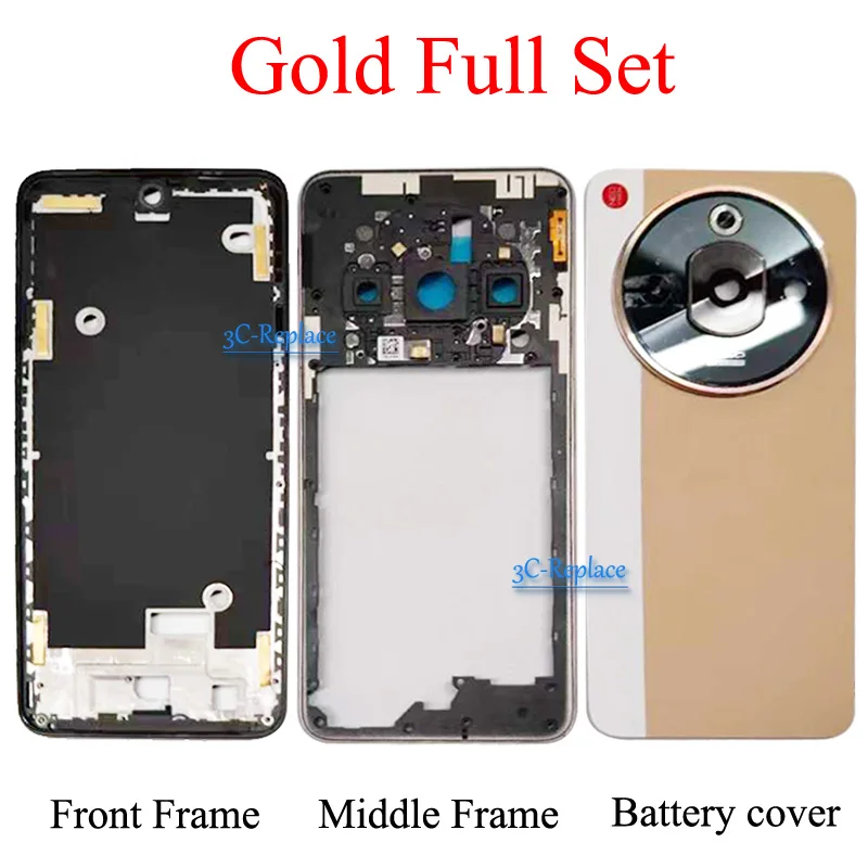 ZTE Nubia Focus Pro 5G Z2351N LCD Ön Kapak Çerçeve Ön Orta Çerçeve