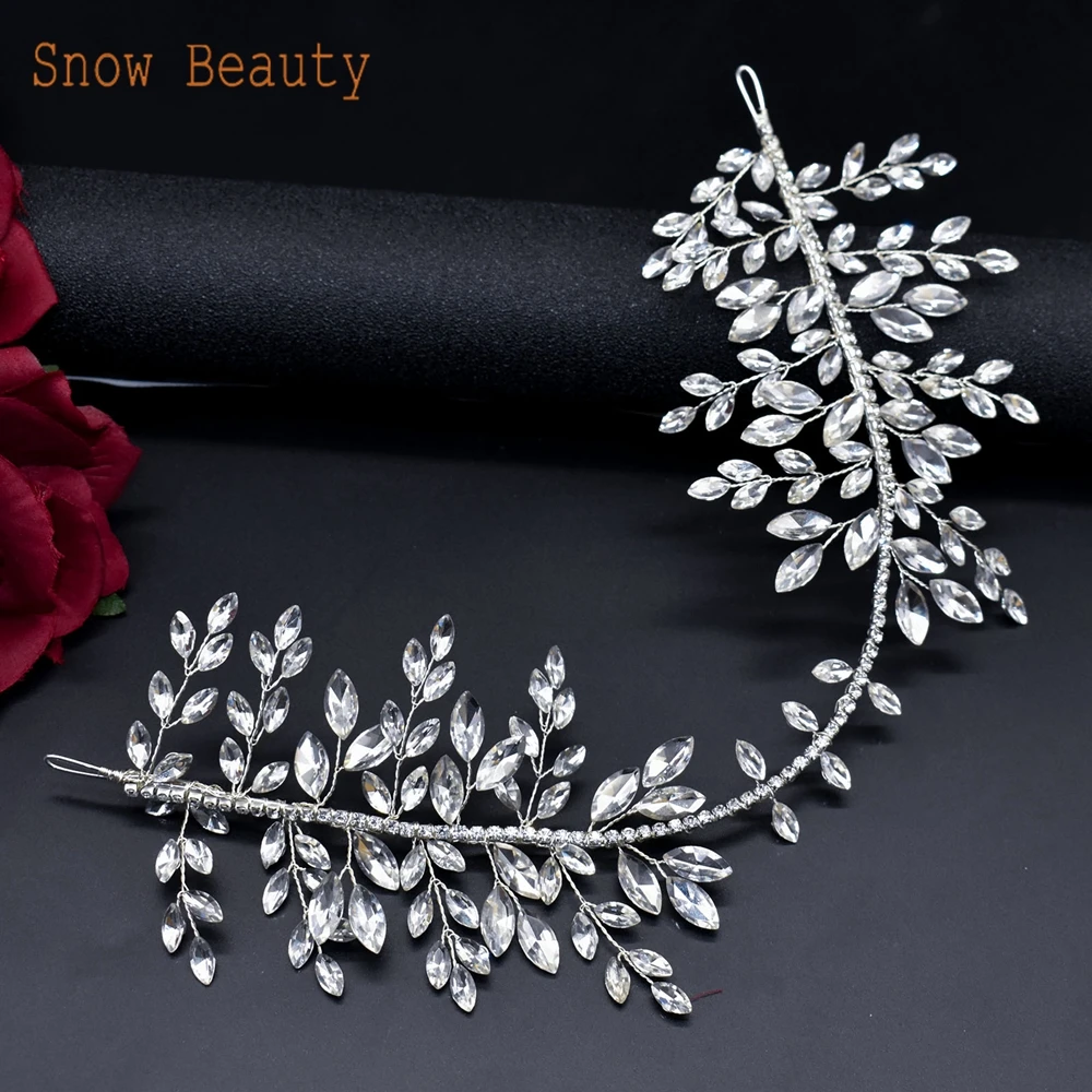 DZ077 Baroque Headband Wedding Hair Accessories Fashion Bridal Hair Tiaras Bride Headdress Soft Hair Band Bride Hairbands