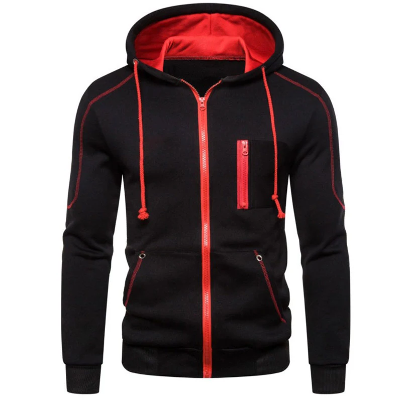 2023 Men Warm Lapel Jacket Sportwear Zipper Windproof Hoodies Male Sweatshirt+Sweatpants Suit 2Pcs Tracksuit Sets Winter Clothes