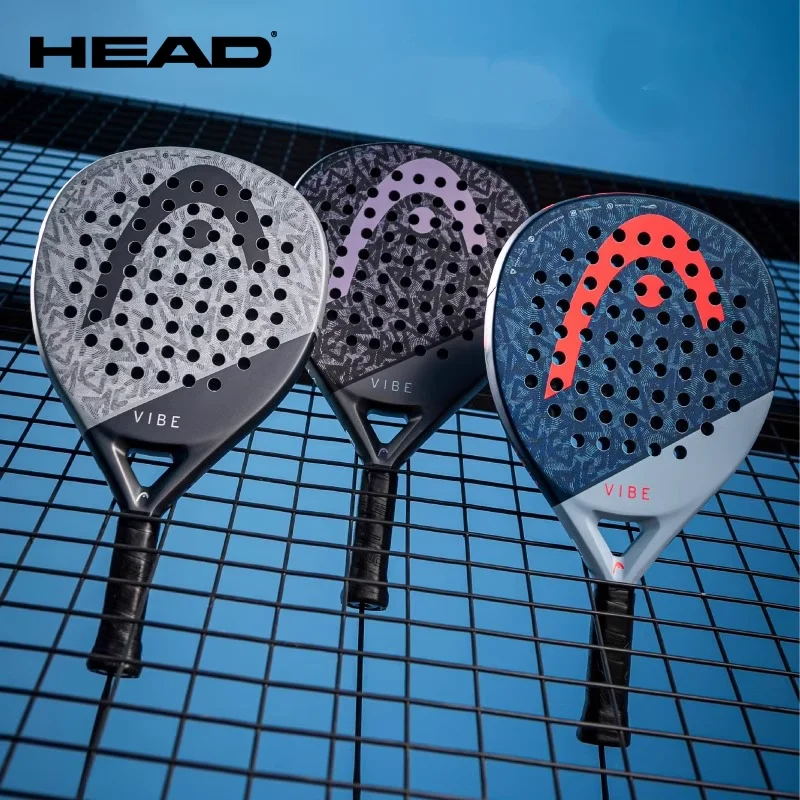 NEW HEAD Professional Tennis Rackets Carbon Fibre with Eva Memory Flex Foam Core Padel Tennis Racquets Padel