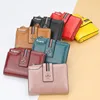 Elegant Women Multi Card Casual PU Leather Purse with Style Storage Card Bag Coin Short Wallet Change Purse Carteras Para Mujer 1