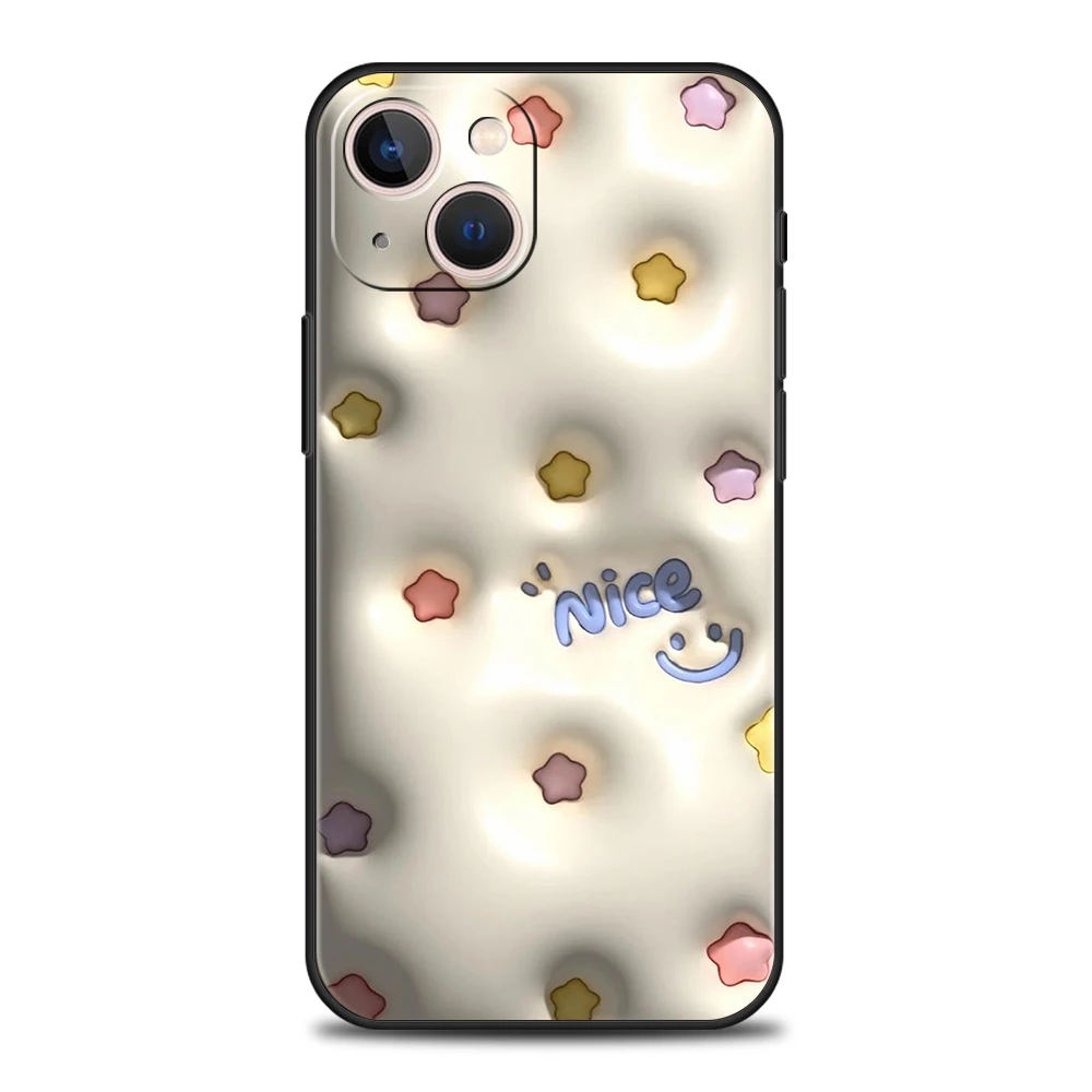 Adorable Cartoon Design Silicone Phone Case Cover - Soft Protective s Shell