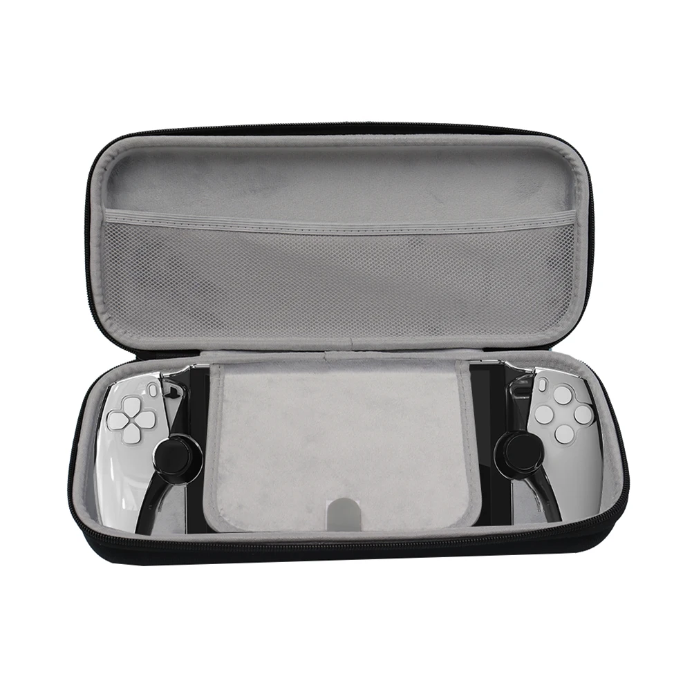 Carrying Case Shockproof Portable Storage Bag Anti Scratch Protective Bag with Mesh Pocket for PlayStation Portal Console