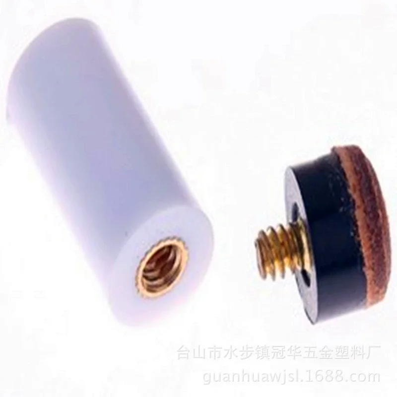 제조사 직판 블랙 8 당구대 큐 액세서리 팁 페룰 부품 13mm 화이트 스크류온 페룰