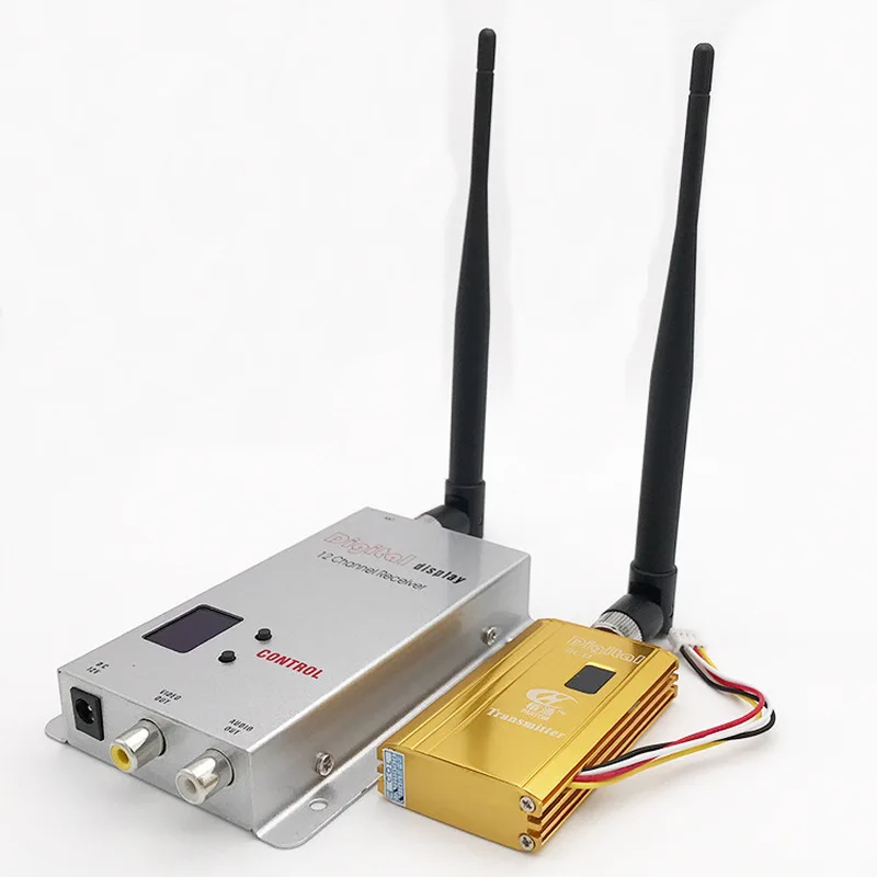 

1.2g1.5w Wireless Transmitter Receiver Set 1.2g Wireless Monitoring 8-channel Audio And Video Synchronization