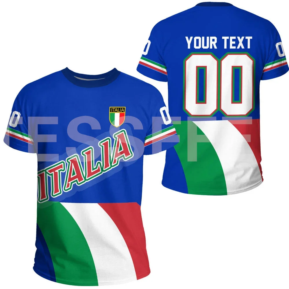 

NewFashion Custom Name Italy Army Camo Country Flag Vintage Harajuku 3DPrint Summer Streetwear Short Sleeves Casual T-Shirts X4